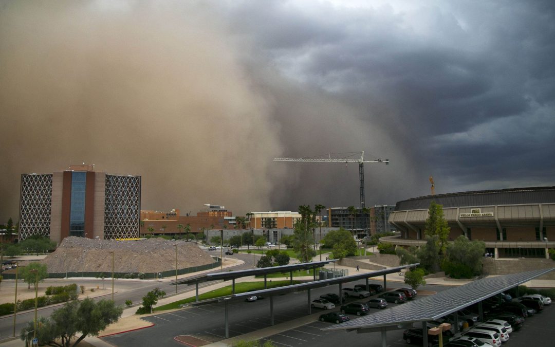 High heat could bring storms, dust