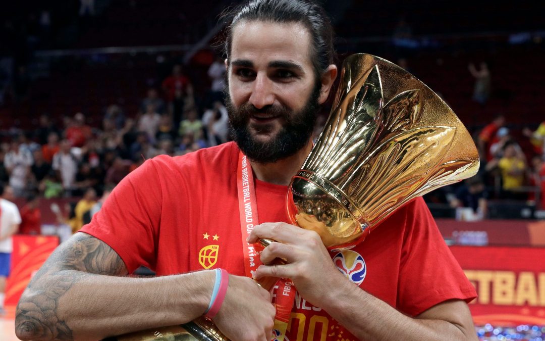 Ricky Rubio brings love for mom, FIBA World Cup gold to Phoenix Suns