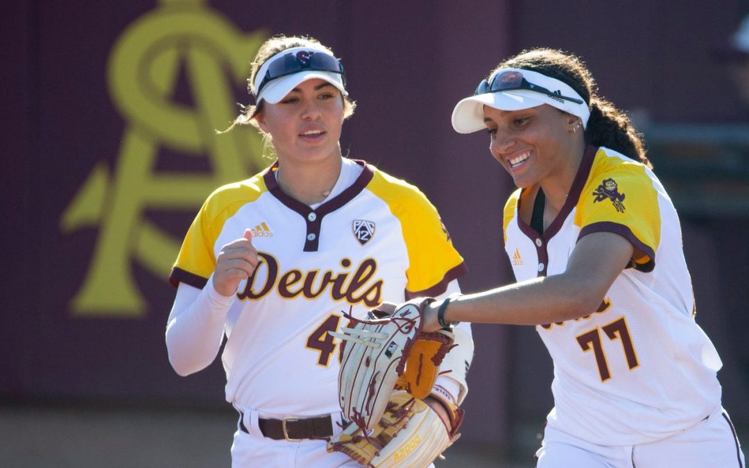 No. 22 ASU softball rallies to beat Kansas for 2-0 start