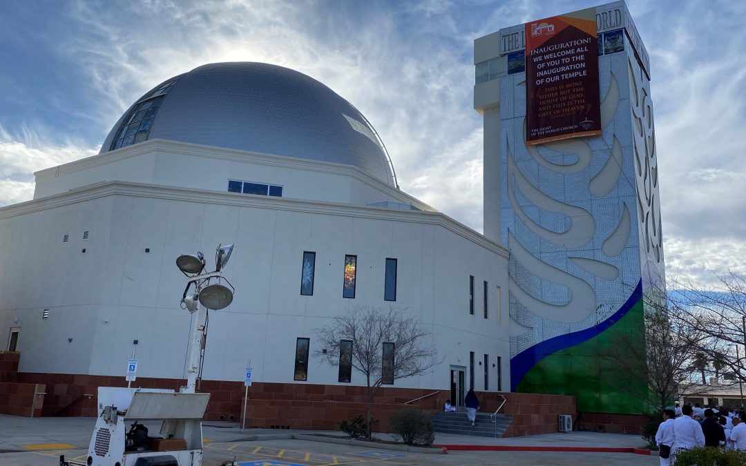 Dome-shaped church off I-10 opens after decade-plus of construction