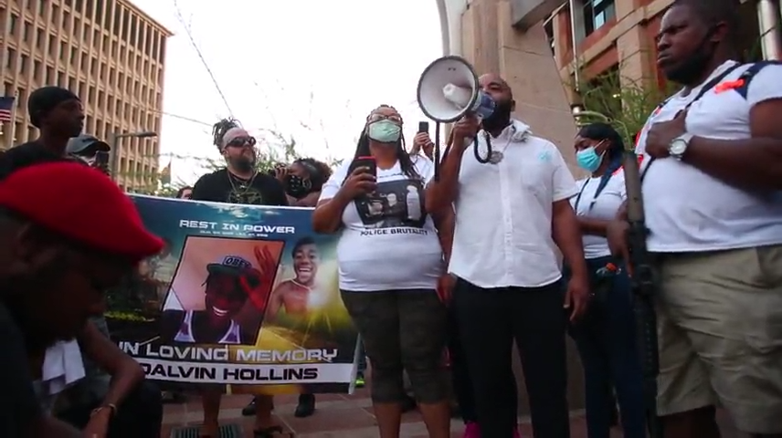 Justice for George Floyd rally makes its way through downtown Phoenix