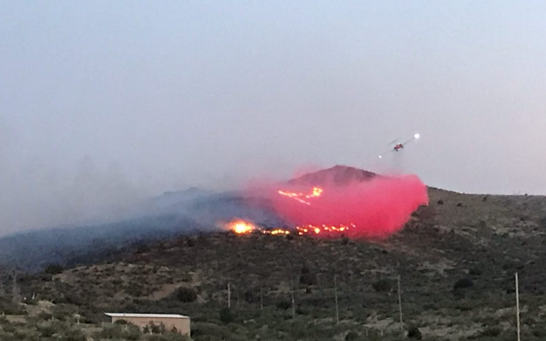 Cordes Fire closes southbound Interstate 17 by Cordes Junction