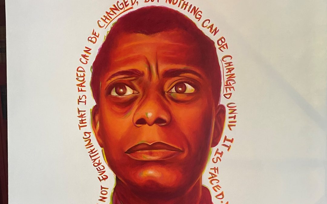 Recent protests inspired mural of James Baldwin in downtown Phoenix
