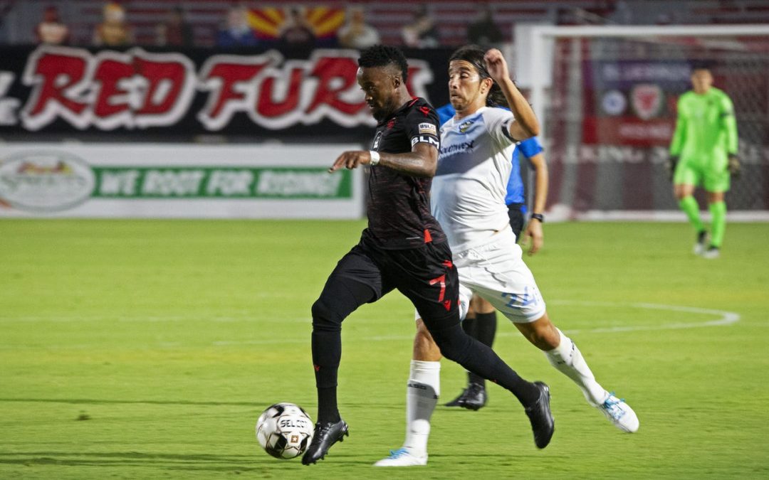 ‘Maturing’ Junior Flemmings continues hot start for Phoenix Rising FC
