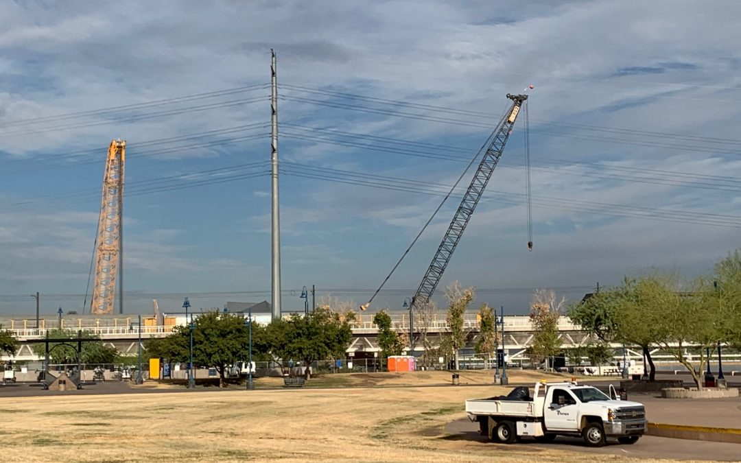 Tempe Town Lake railroad bridge back in service after partial collapse