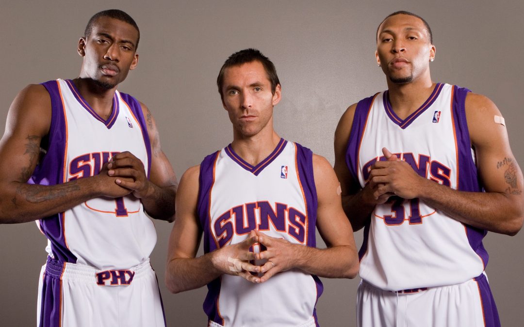 Former Phoenix Suns stars Nash, Stoudemire reunited with Brooklyn Nets