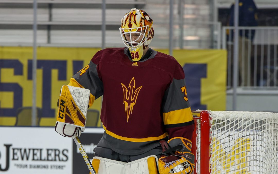 ASU hockey ends all-road season with 5-0 win over Ohio State