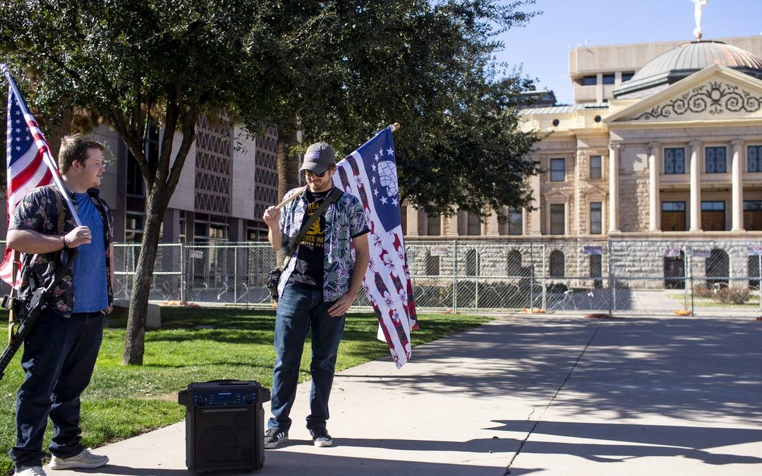 The weekend found an uneasy calm at Arizona's state capitol