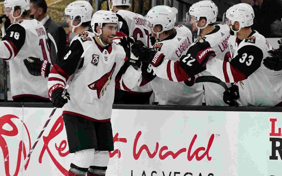 Coyotes forward Nick Schmaltz, on getting to play Vegas more this week