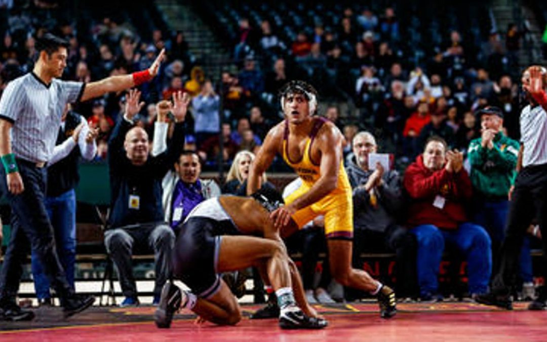 ASU wrestling wins another Pac-12 title with five individual champions