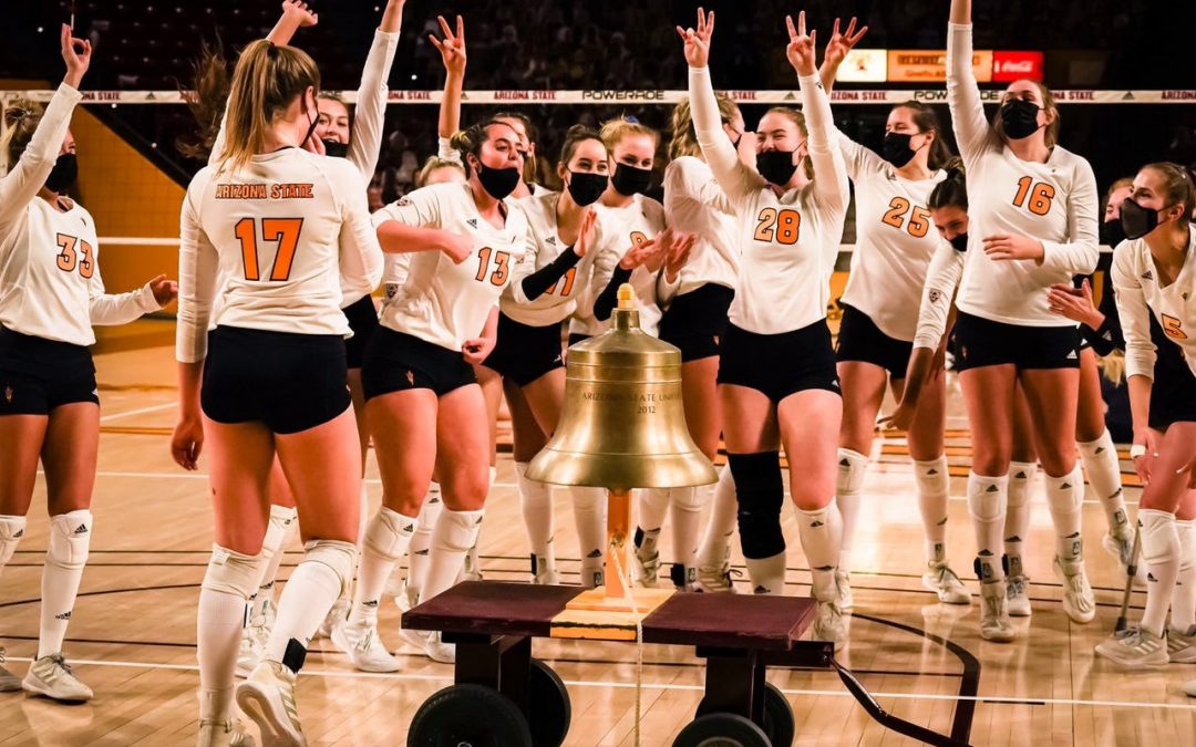 ASU volleyball rallies from 2-0 deficit to beat Arizona in five sets