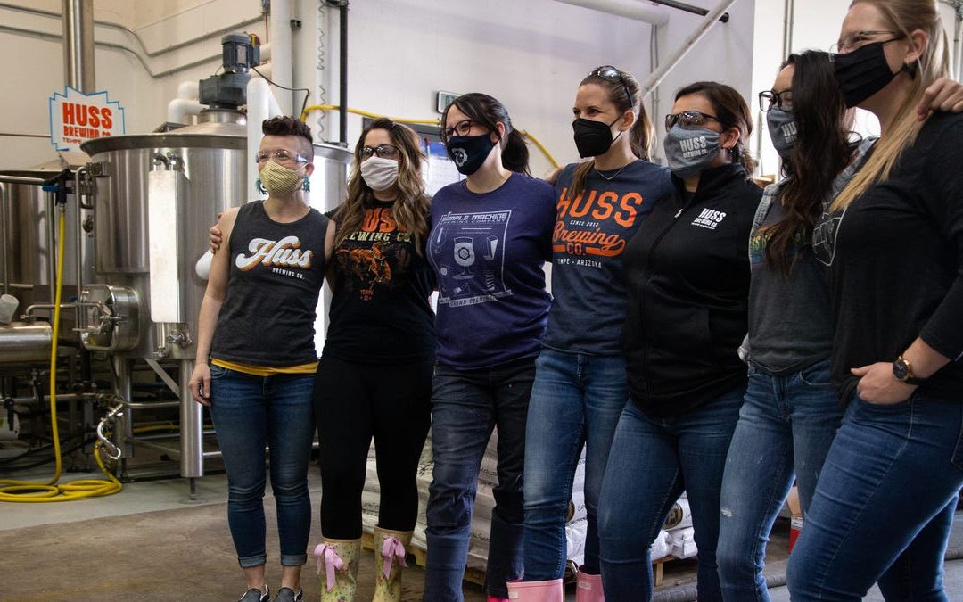 Huss Brewing in Tempe brews new IPL for International Women's Day with Pink Boots Society